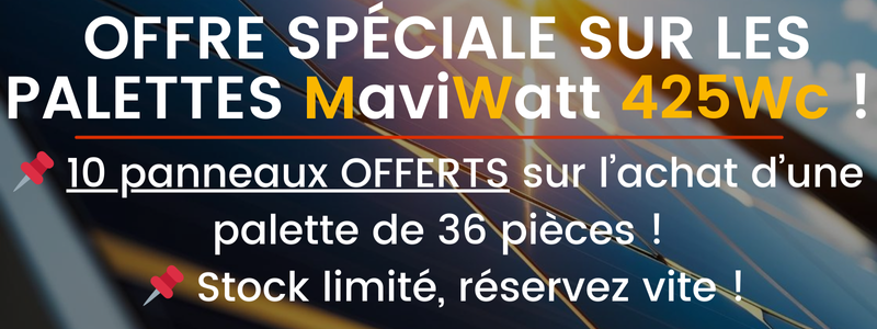 Promotion panneaux solaire MaviWatt