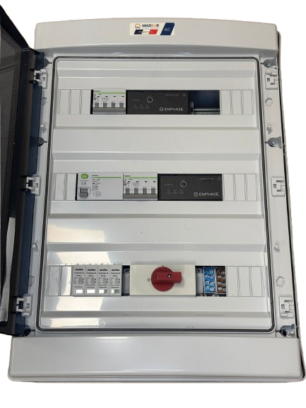 Coffret AC 22kVA Suisse - ENPHASE 2 Q Relay Tri