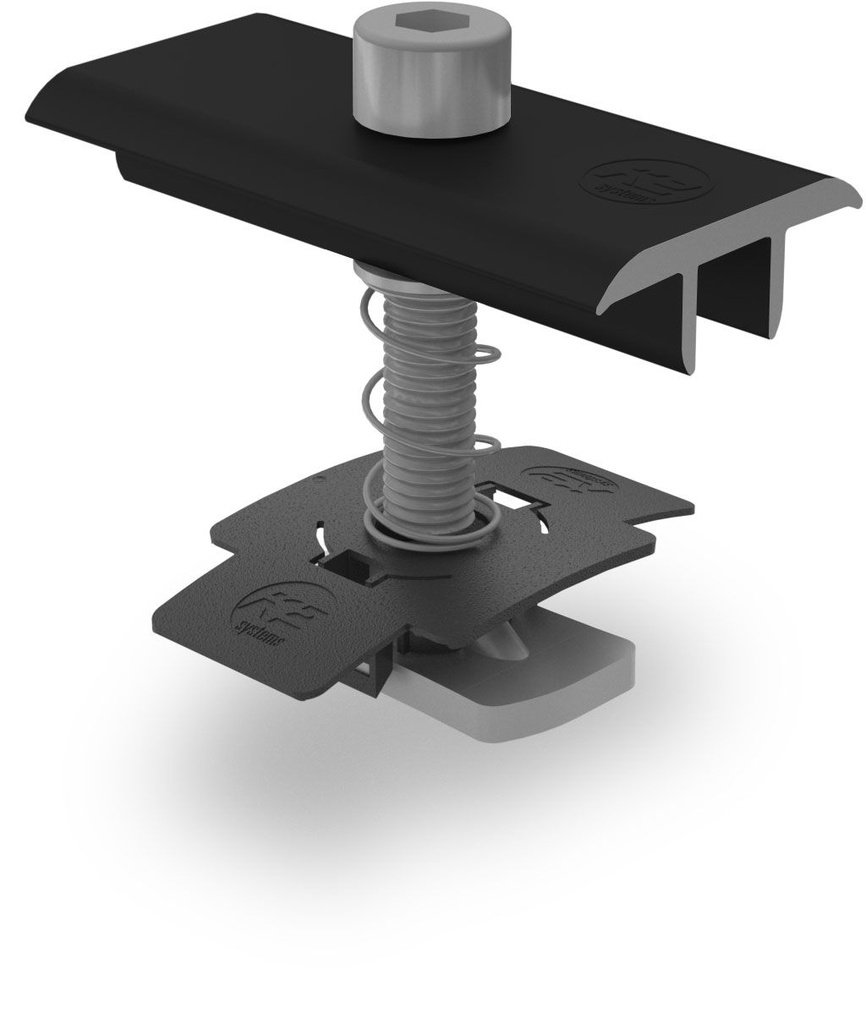 2004619 - K2 XS Étrier intermédiaire, noir anodisé