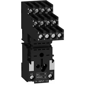 [CP035731] Harmony Relay RXM RXZE2S114M - embase contacts séparés - RXM4 - racc connecteurs à vis Schneider 