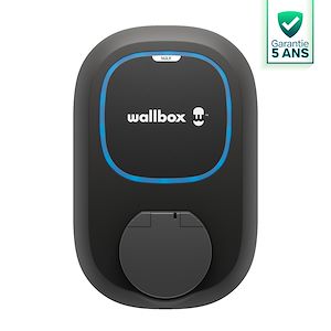 Wallbox Pulsar Max 7.4 kW socket Type 2 avec obturateur - IP55 - IK10 - DC 6 mA - Wi-Fi