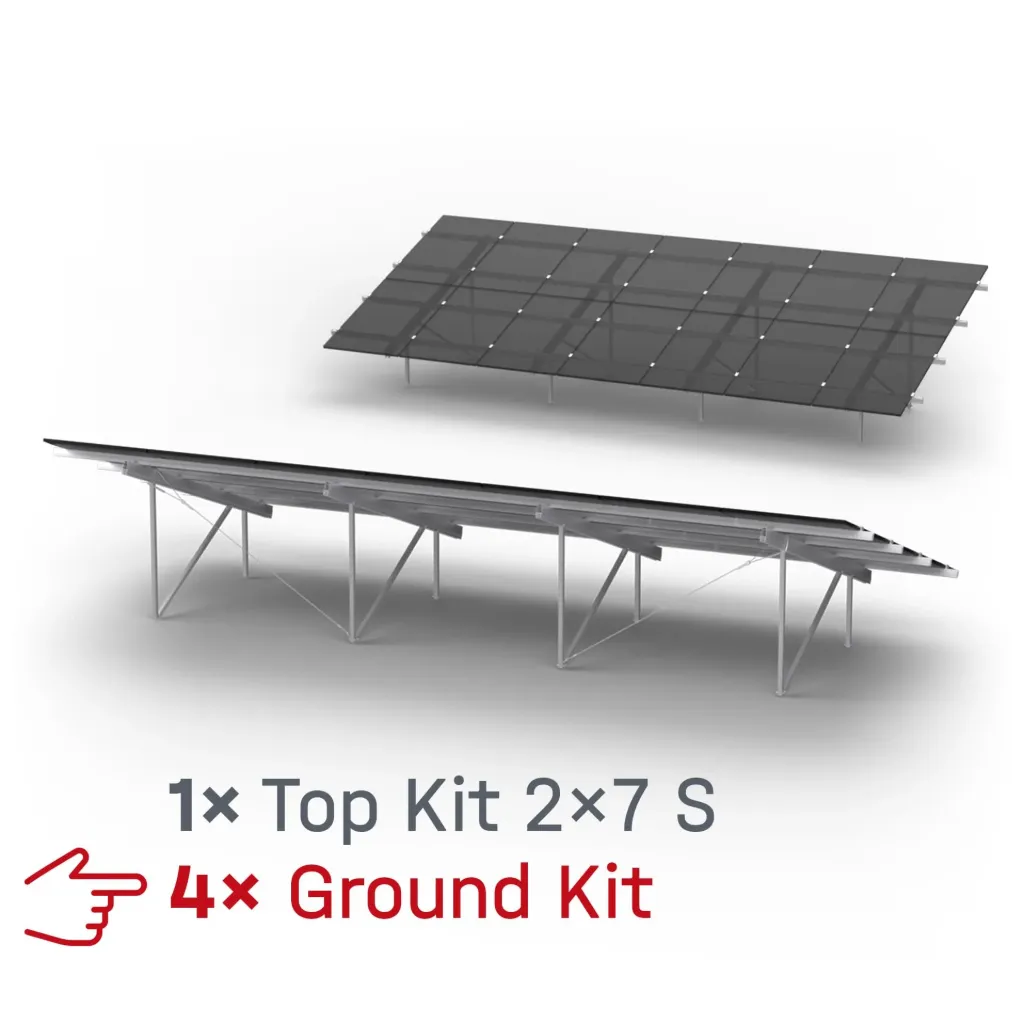 2004925 - K2 N-Rack Top Kit 2x7 S
