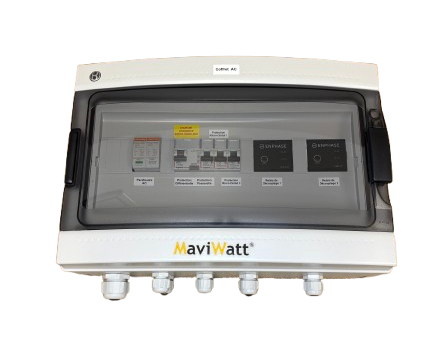 [CP030275] COFFRET AC 6kVA ENPHASE 2QRELAY MONOPHASE