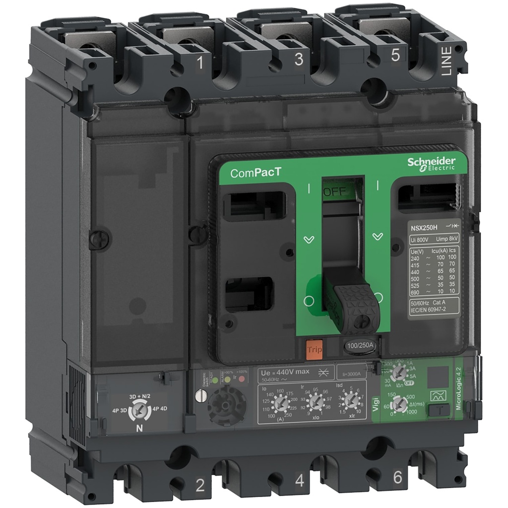 AGCP 160 avec cache borne - C16B44B160 + LV429518