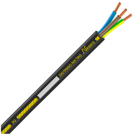 Câble AC 3G2.5 rouleau de 50 mètres