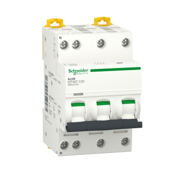 [CP030266] A9P22720 - Acti9 iDT40N Disjoncteur 20A triphasé Schneider