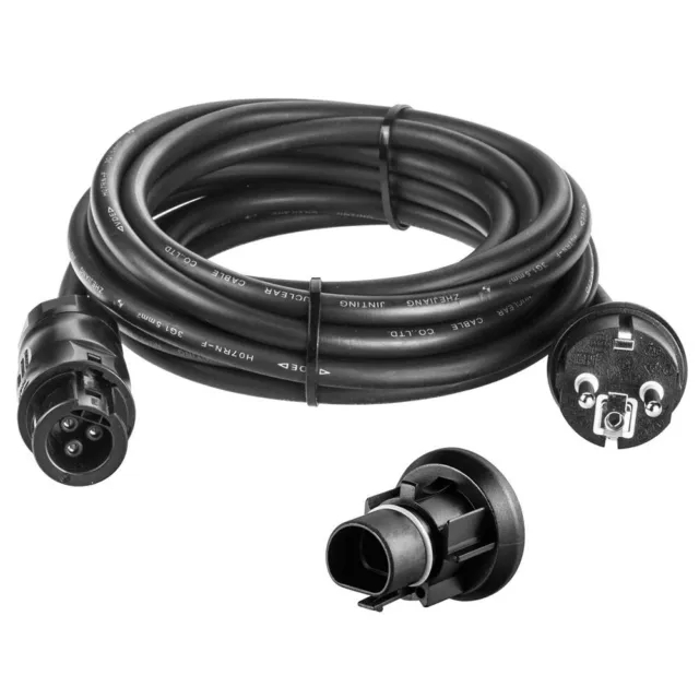 CABLE AC 3G1.5 + CONNECTEUR BETTERI FEMELLE - 1 ROULEAU DE 20ML