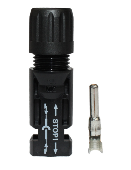 Staubli 32.0143P0100-UR – MC4-Steckverbinder männlich, 4/6 mm², Beutel à 100 Stück