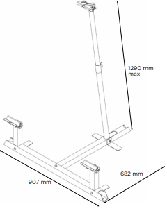 Structure Zenitrack inclinable