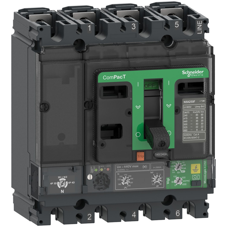 AGCP 250A avec cache borne - C25B44B240 +  LV429518