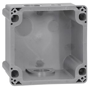 Boîtier réversible simple Hypra IP44/55 pour Prisinter 32A - plastique