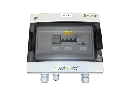AC0046 - Coffret AC 3 à 12 kVA triphasé 20A 300mA 400V