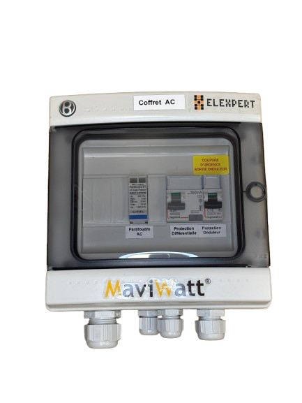Coffret AC 3 KVA monophasé 20A 300mA 230V