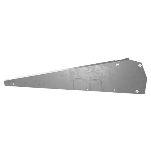 [CP035429] 1007226 ESDEC Déflecteur de vent gauche FlatFix Fusion (Profilé de base 1030mm - 11077mm)