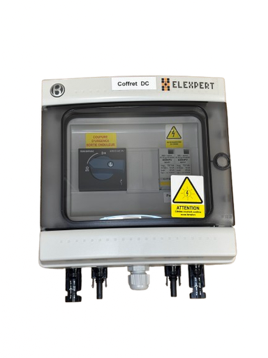 [CP030036] CC0016 - Coffret DC 1 MPPT 1S parafoudre 25A 600V